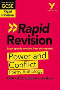 York Notes for AQA GCSE (9-1) Rapid Revision Guide: Power and Conflict AQA Poetry Anthology - catch up, revise and be ready for the 2025 and 2026 exams
