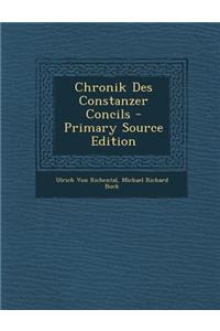 Chronik Des Constanzer Concils