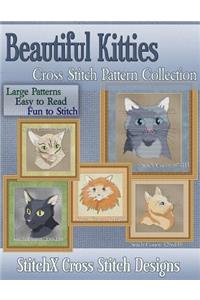 Beautiful Kitties Cross Stitch Pattern Collection