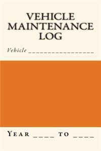 Vehicle Maintenance Log