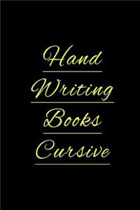 Hand Writing Books Cursive