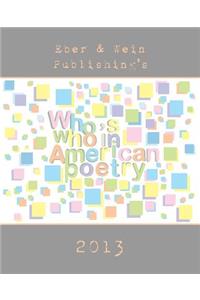 Who's Who in American Poetry Vol. 3