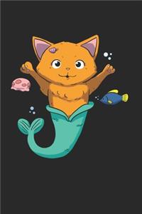 Mermaid Cat Notebook