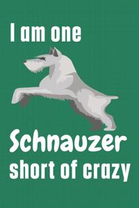I am one Schnauzer short of crazy