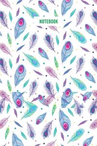 Peacock Feather Notebook