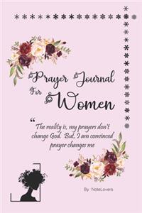 Prayer Journal for Women