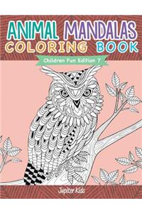 Animal Mandalas Coloring Book Children Fun Edition 7