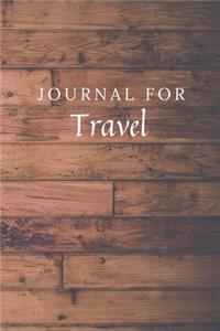 Journal For Travel