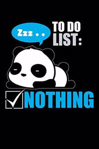 To Do List Nothing