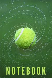 Tennis Ball Green Notebook