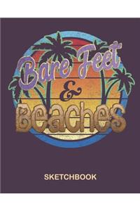 Bare Feet & Beaches Sketchbook