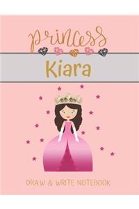 Princess Kiara Draw & Write Notebook