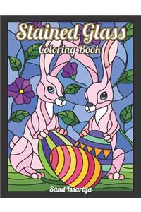 Stained Glass: Coloring Book