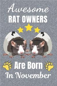 Awesome Rat Owners Are Born In November