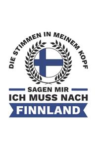 Finnland Notizbuch