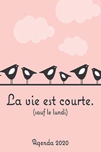 La vie est courte (sauf le lundi)