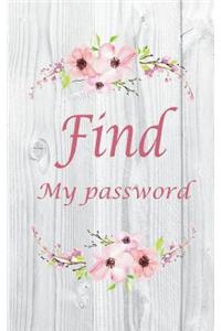 find my password