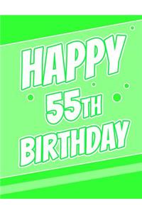 Happy 55th Birthday: Better Than a Birthday Card! Password Keeper or Notebook, Groovy Green, Record Email Address', Usernames, Passwords, Security Questions and More! Birthday Gifts for 55 Year Old Women or Men, Mom or Dad, Grandma or Grandpa, Larg