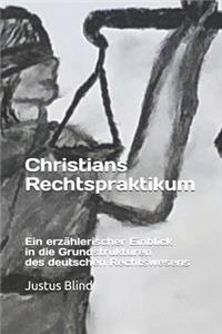 Christians Rechtspraktikum - Ein erzählerischer Einblick in die Grundstrukturen des deutschen Rechtswesens