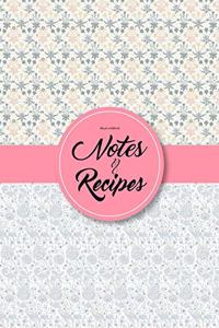 Blank Cookbook Notes & Recipes