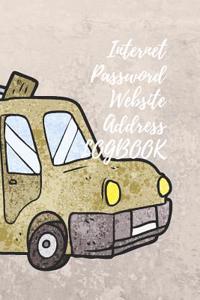 Internet Password Website Address Logbook