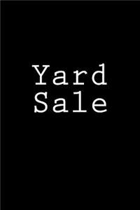 Yard Sale