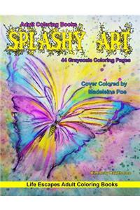 Adult Coloring Books Splashy Art