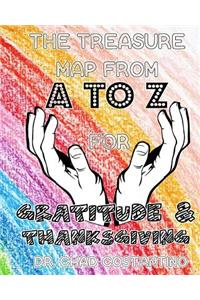 Treasure Map from A-Z for Gratitude and Thanksgiving