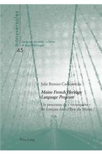 Maine French Heritage Language Program