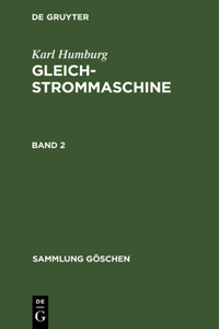 Sammlung Göschen Gleichstrommaschine