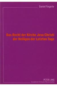 Recht der Kirche Jesu Christi der Heiligen der Letzten Tage