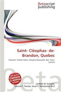 Saint- CL Ophas- de- Brandon, Quebec