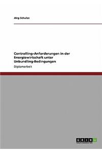 Controlling-Anforderungen in der Energiewirtschaft unter Unbundling-Bedingungen