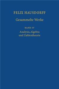 Felix Hausdorff - Gesammelte Werke Band IV