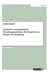 Qualitative und quantitative Forschungsmethoden. Ein Vergleich am Beispiel der Befragung