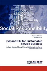 CSR and CG for Sustainable Service Business