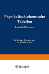 Physikalisch-Chemische Tabellen
