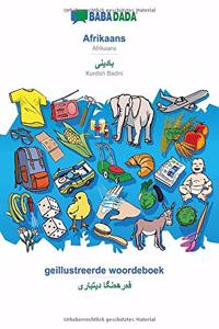 Afrikaans - Kurdish Badini (in arabic script), geillustreerde woordeboek