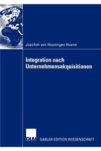 Integration Nach Unternehmensakquisitionen