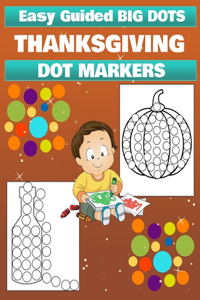 Thanksgiving Dot Marker Activity Book for Kids Ages 3+