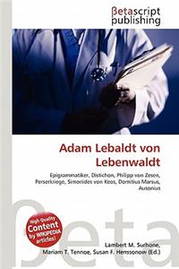 Adam Lebaldt Von Lebenwaldt