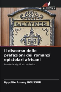 discorso delle prefazioni dei romanzi epistolari africani