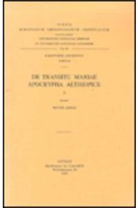 de Transitu Mariae Apocrypha Aethiopice, II