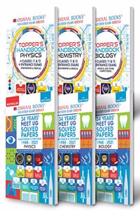Oswaal Topper's Handbook + 35 Years' NEET UG Solved Papers (Set of 6 Books) Physics, Chemistry, Biology 1988-2022 (For 2023 Exam)