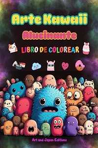 Arte kawaii alucinante - Libro de colorear - Adorables y divertidos diseños kawaii para todas las edades