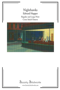 Nighthawks Cross Stitch Pattern - Edward Hopper