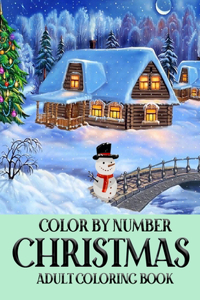 Color By Number Christmas Adult Coloring Book