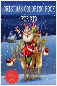 Christmas Coloring Book for Kids Ages 4-8 Volum 1