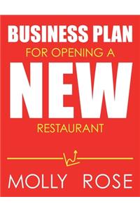 Business Plan For Opening A New Restaurant