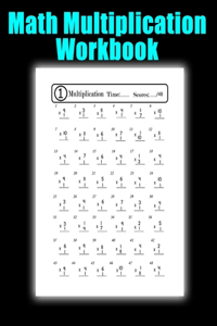Math Multiplication Workbook